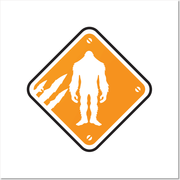 Yeti Sign Wall Art by justSVGs